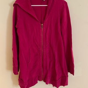 Tunic Style Hooded sweatshirt